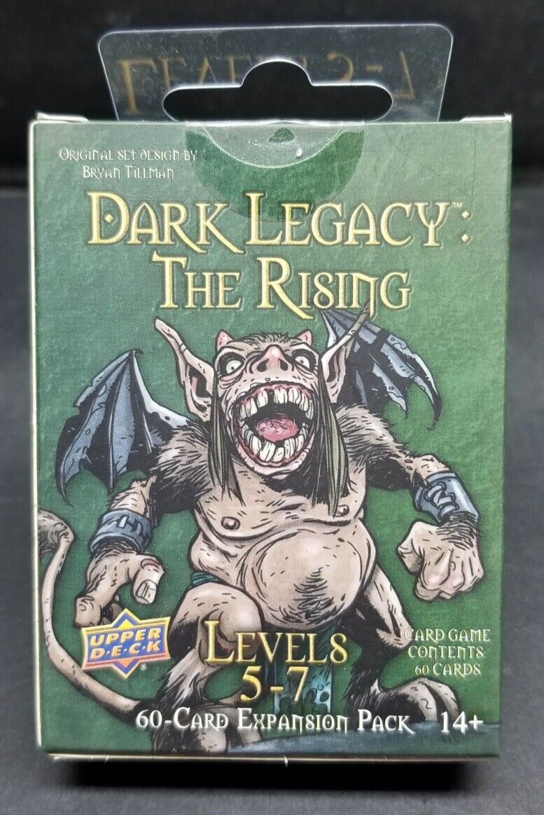 Dark Legacy The Rising Levels 5-7 60 Cards Expansion Pack Upper Deck NEW