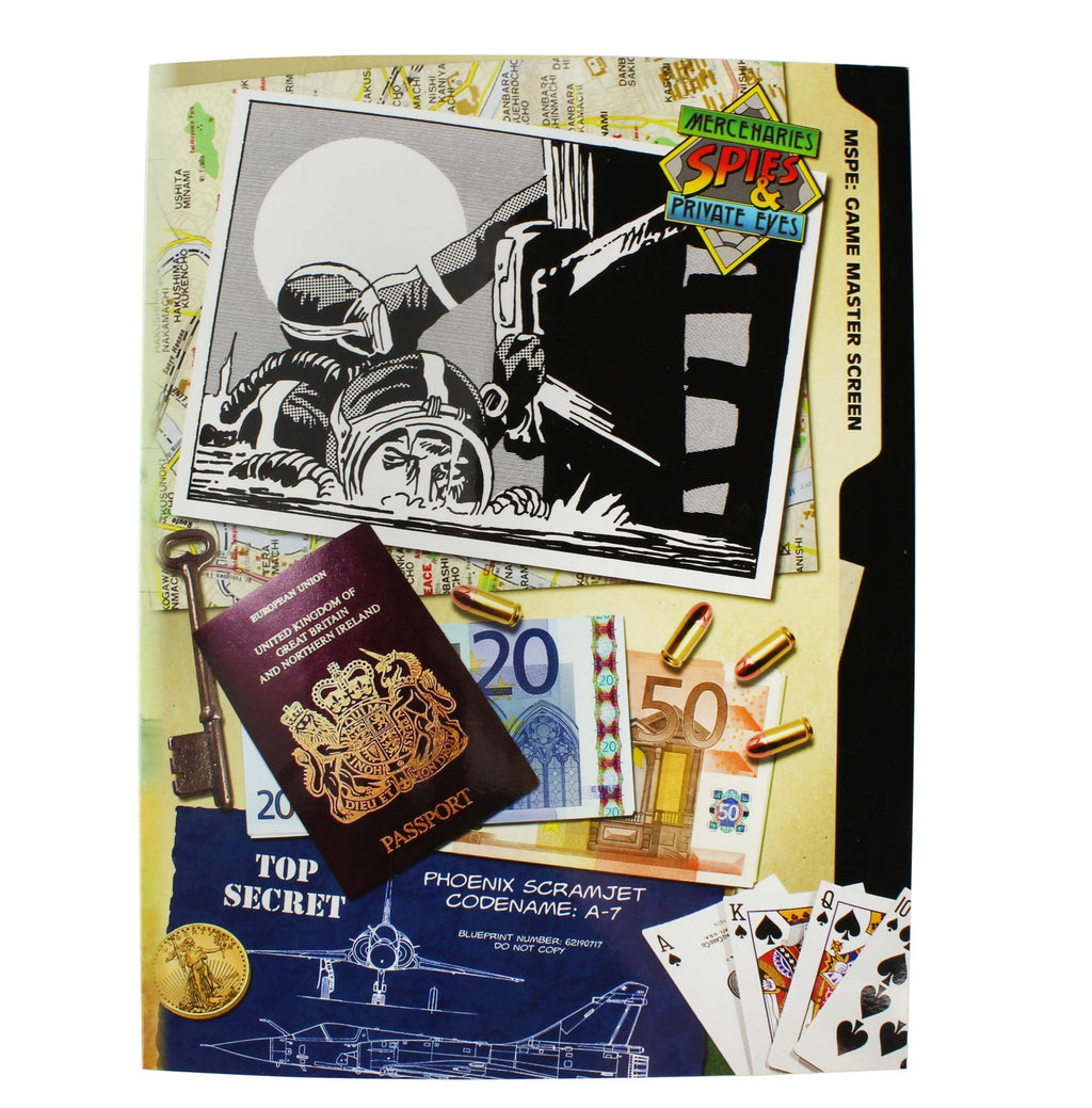 Mercenaries, Spies & Private Eyes: Game Master Screen