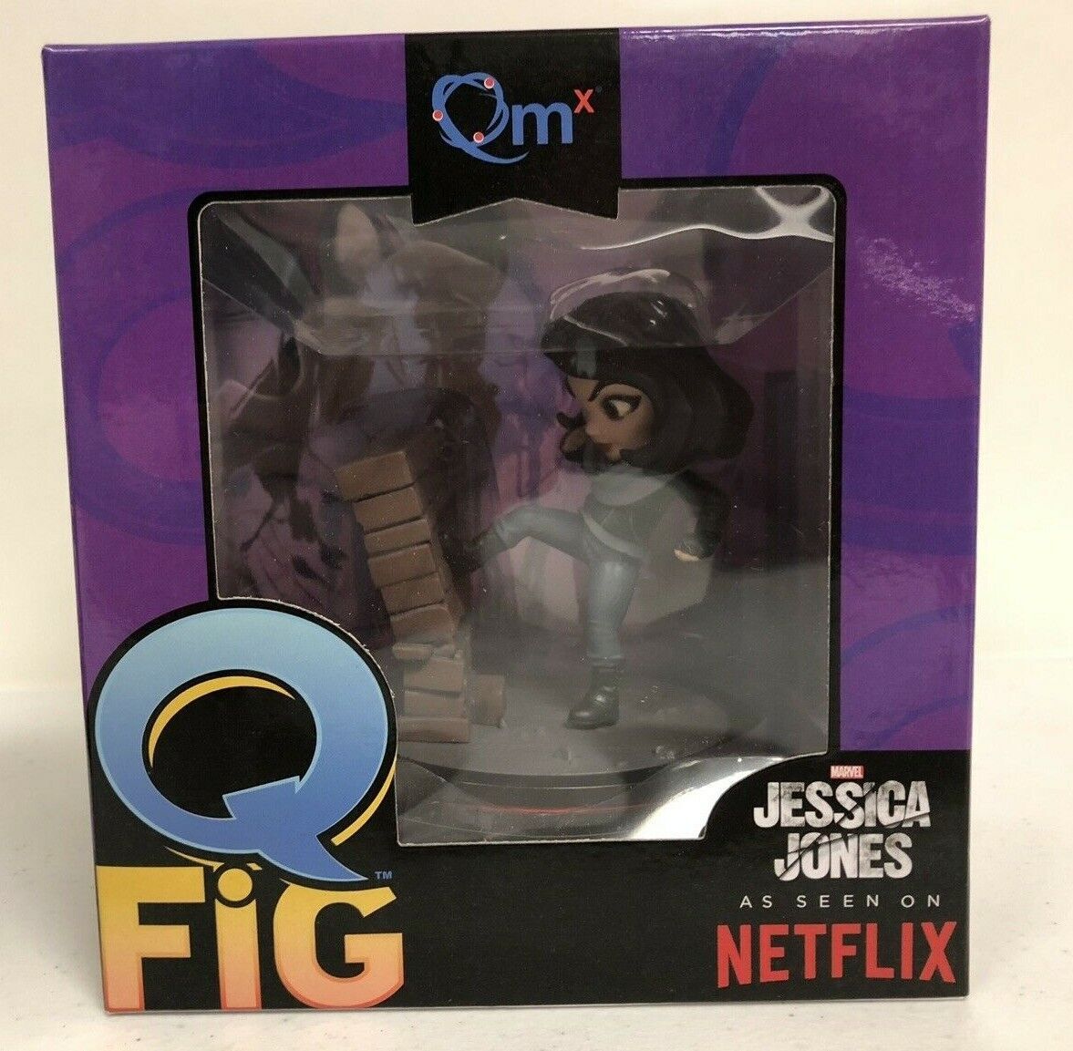 Jessica Jones Netflix + Avengers The Hulk Q Figs - Lot of 2 (Marvel) NIB