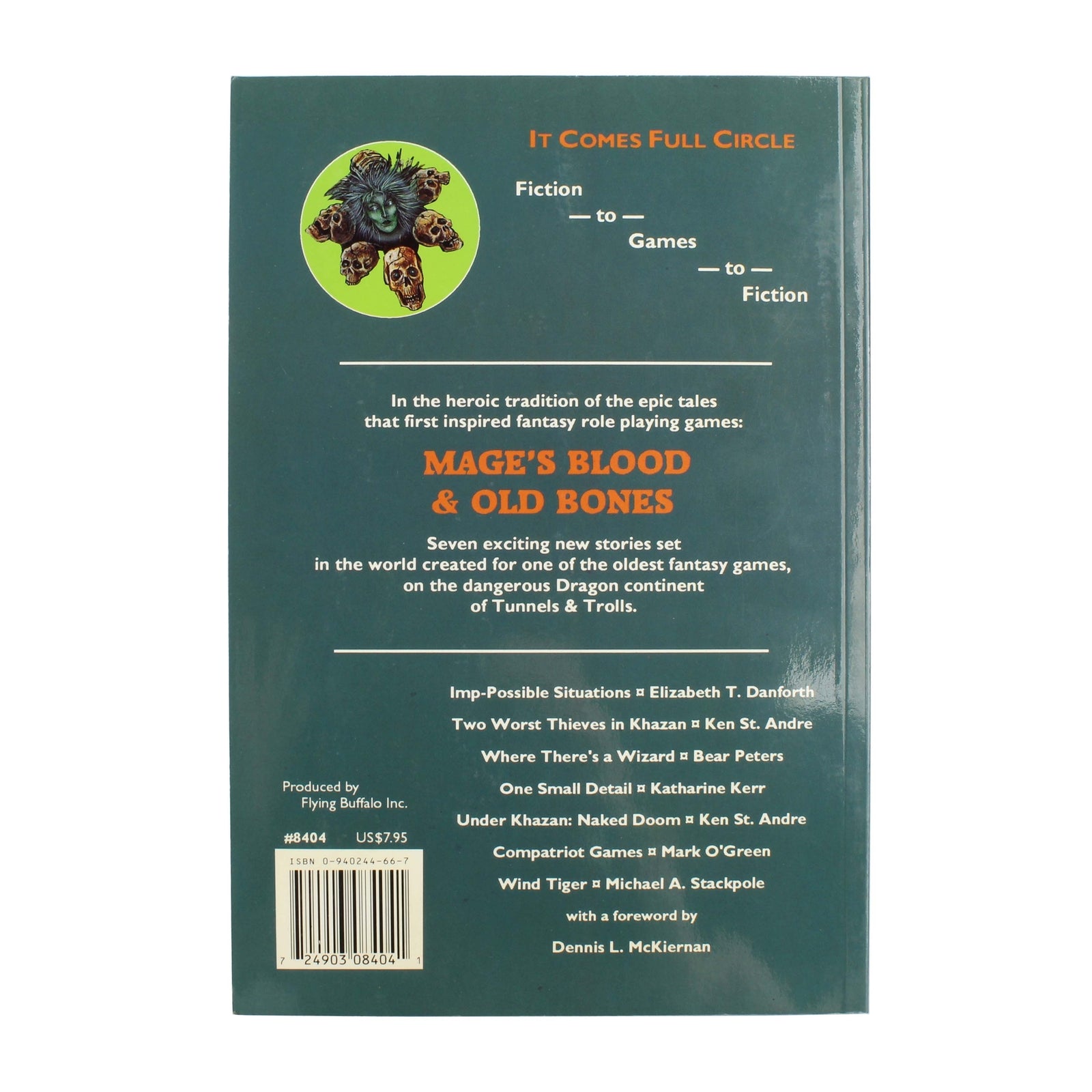 Mage's Blood & Old Bones: A Tunnels & Trolls Anthology