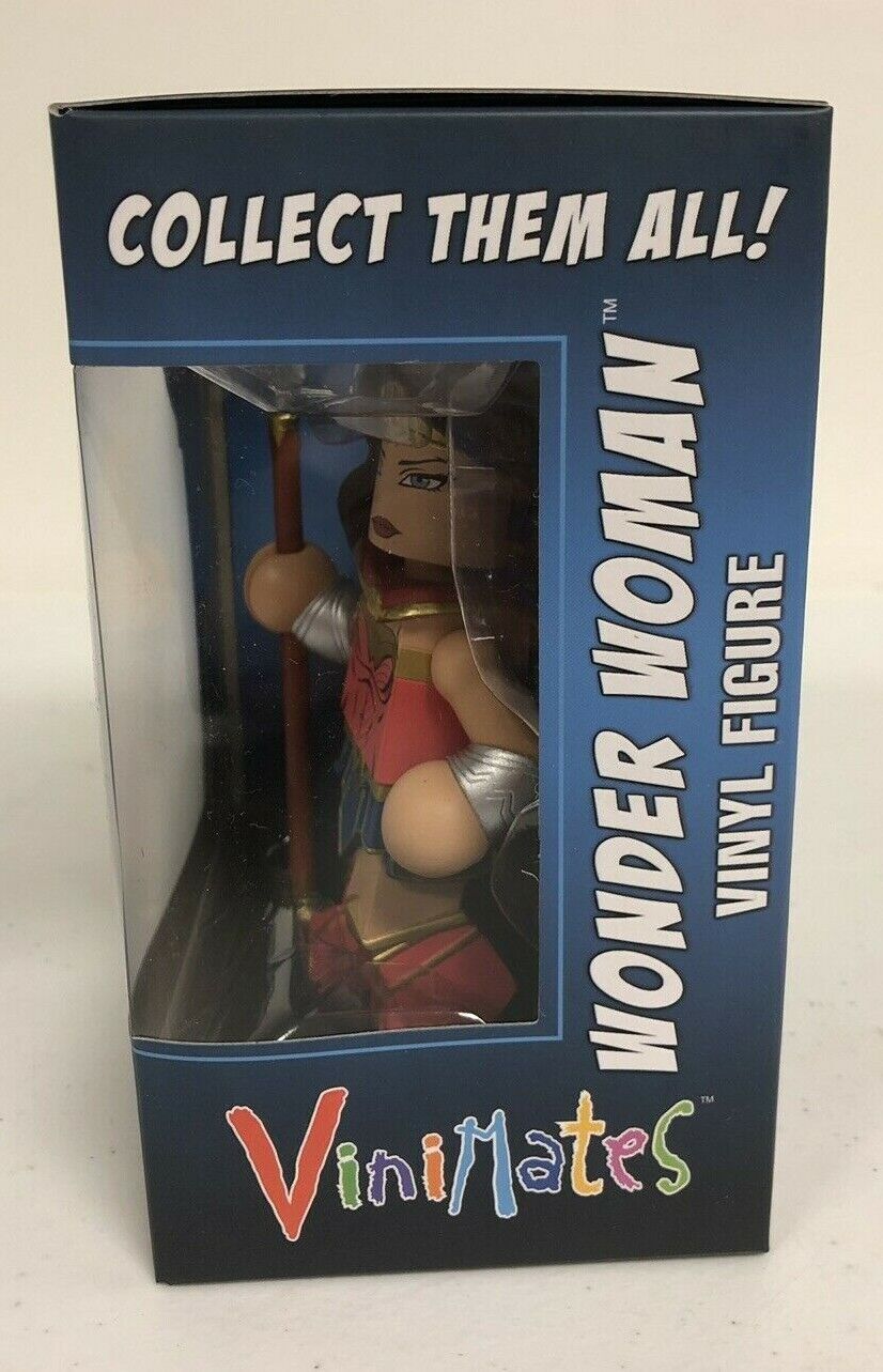 DC Wonder Woman + Superman Vinyl Figure (Diamond Select) Lot of 2 NIB
