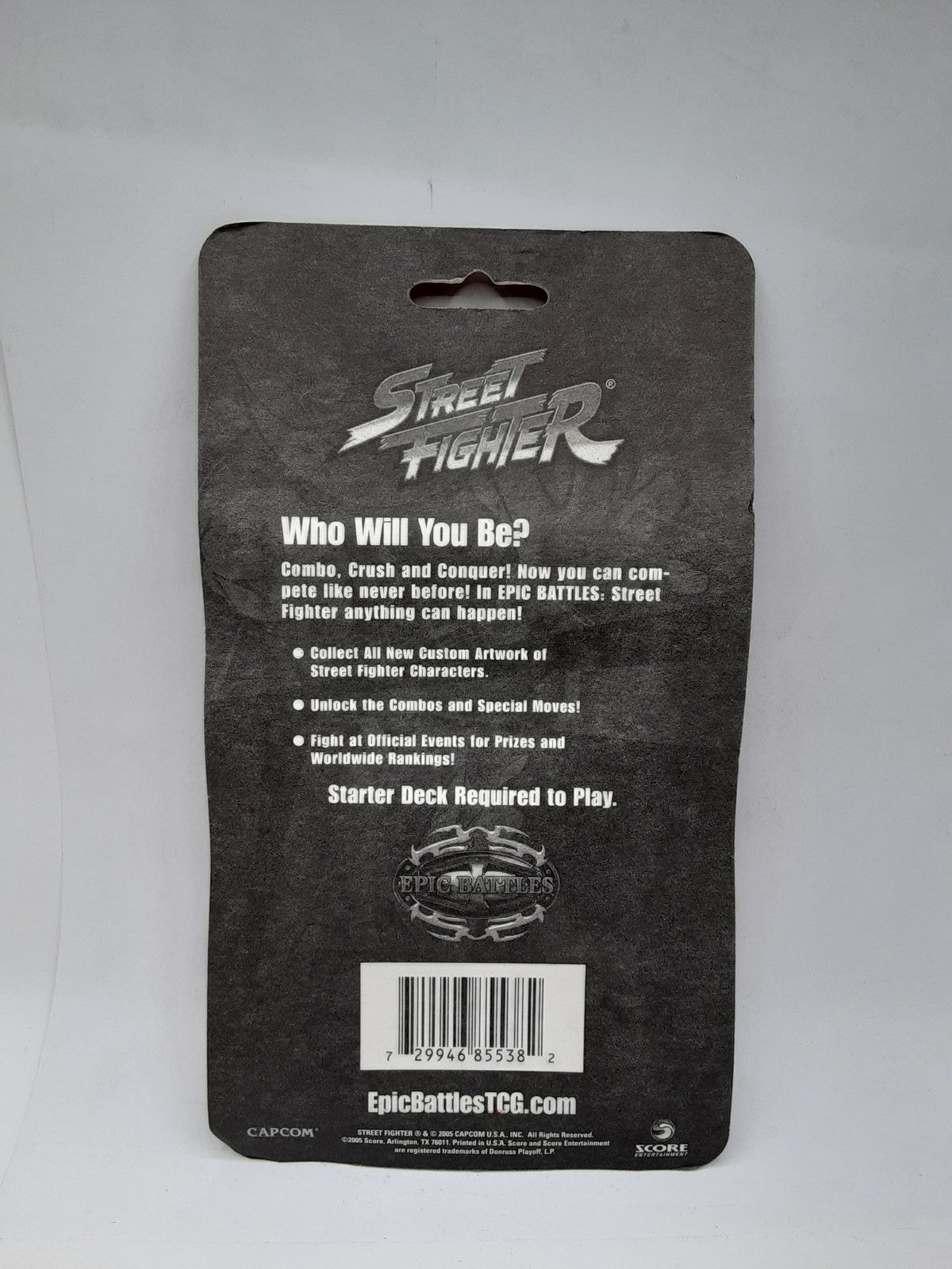Score Entertainment Street Fighter Epic Battles Trading Card Game Booster Packs