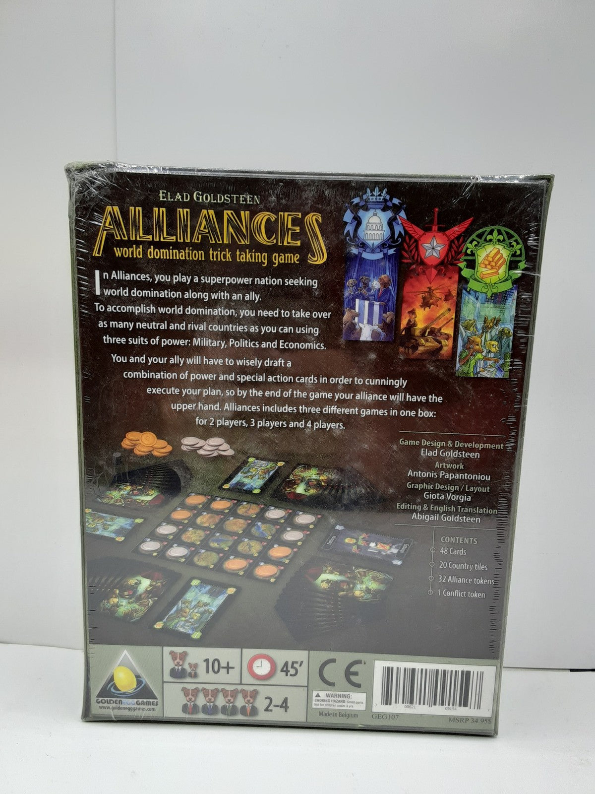 Alliances World Domination Trick Taking Game Golden Egg Games