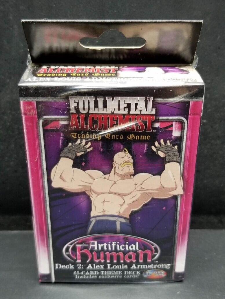 Fullmetal Alchemist TCG Artificial Human Sealed Alex Louis Armstrong Deck #2 NEW