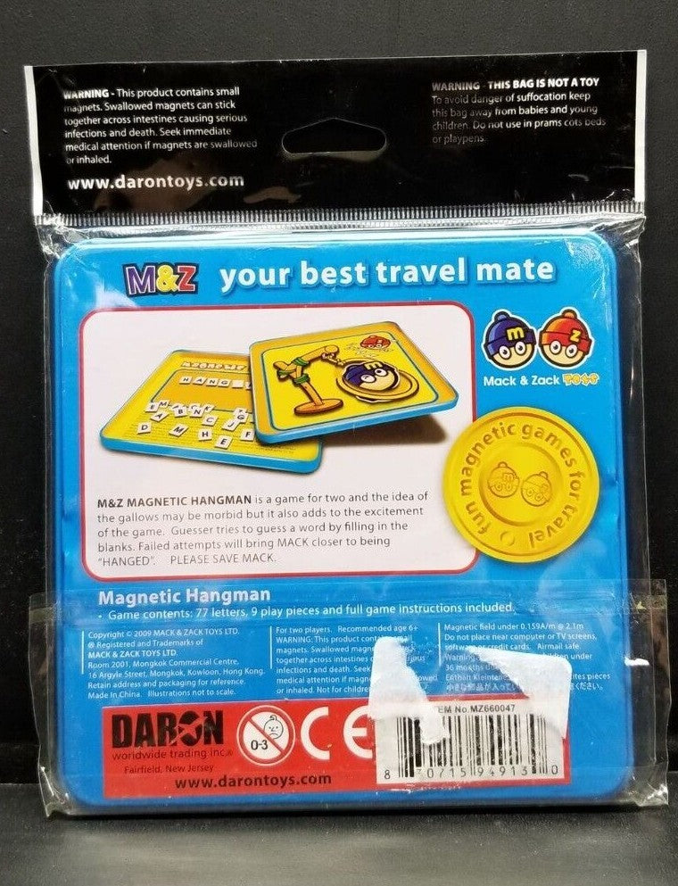 Hangman Magnetic Travel Game NEW