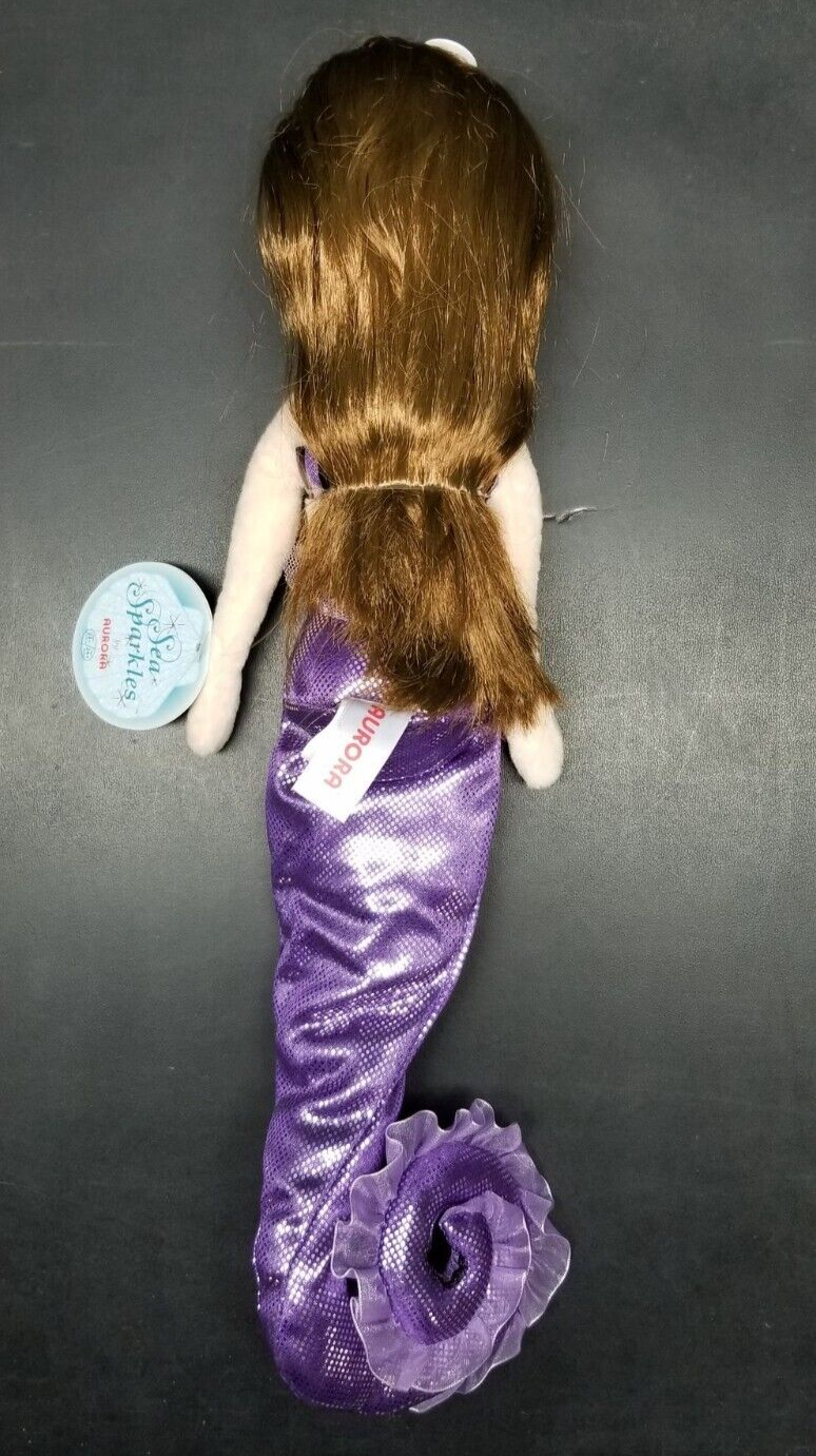 Aurora Sea Sparkles 18" Morgan Seahorse Mermaid NEW WITH TAGS