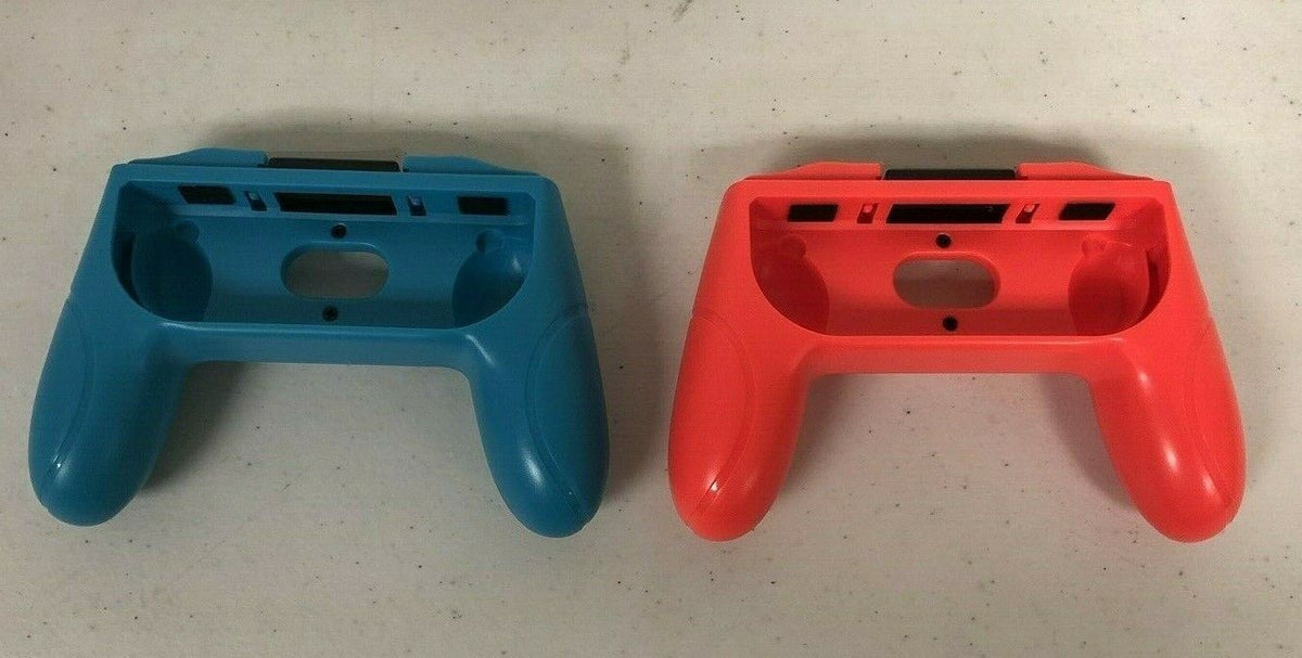 Controller Grip for Switch Joy-Con 2 Pack - Blue & Red (Ovio) NIB Free Shipping