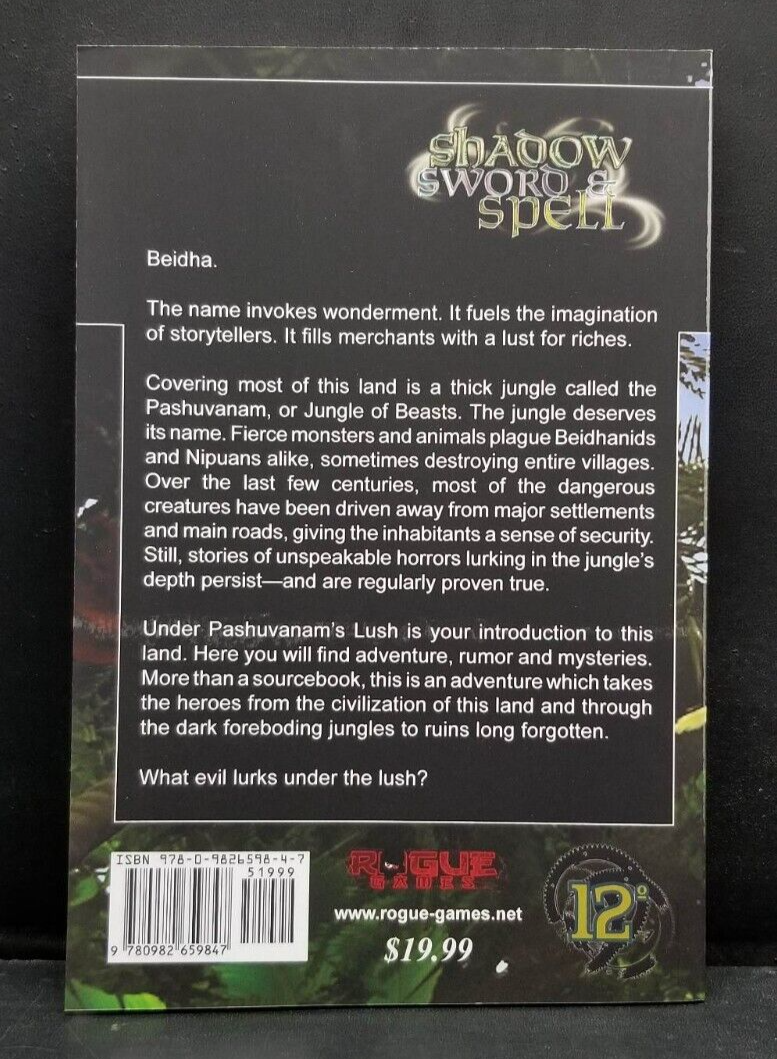 Shadow Sword and Spell RPG Under Pashuvanam's Lush RGG 3011