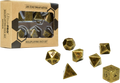 Ultra Pro Heavy Metal 7 Piece Dice RPG Set Antique Color 85088 NEW SEALED