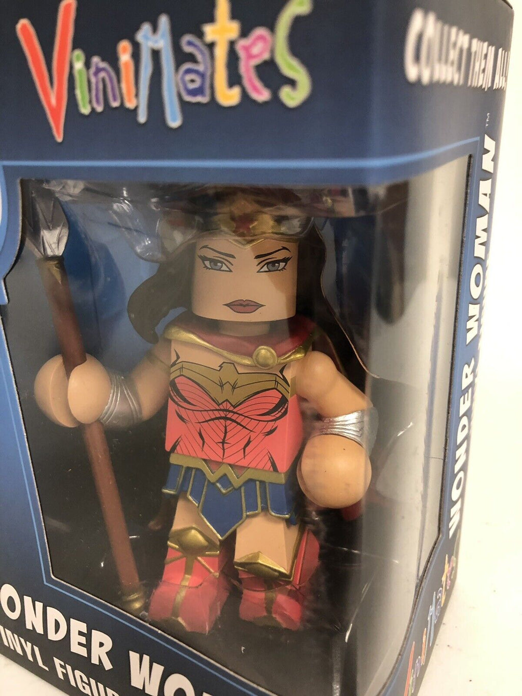 DC Wonder Woman + Superman Vinyl Figure (Diamond Select) Lot of 2 NIB