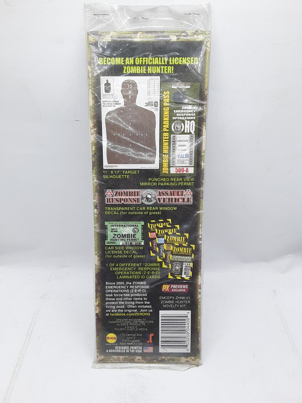 Brilliant Novelty Official Zombie Hunter ID/License Set