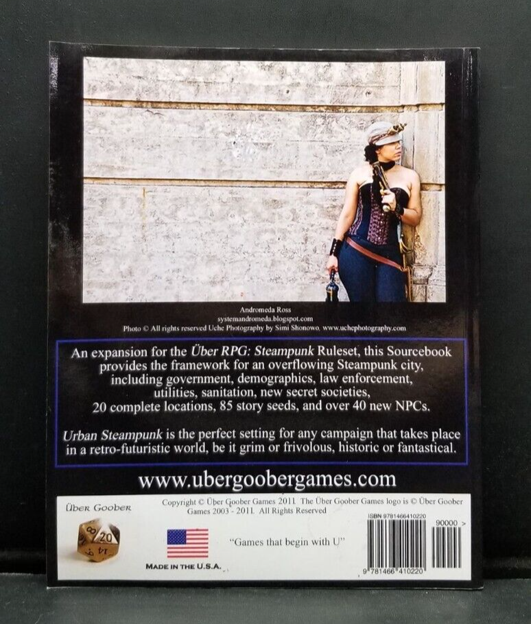 Urban Steampunk: An Uber RPG Sourcebook - Paperback