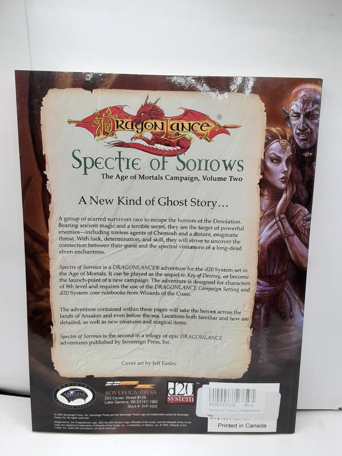DragonLance Spectre of Sorrows - Cam Banks