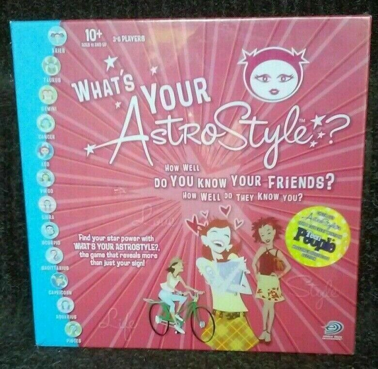 What's Your Astro Style? Teen People Board Game NEW SEALED