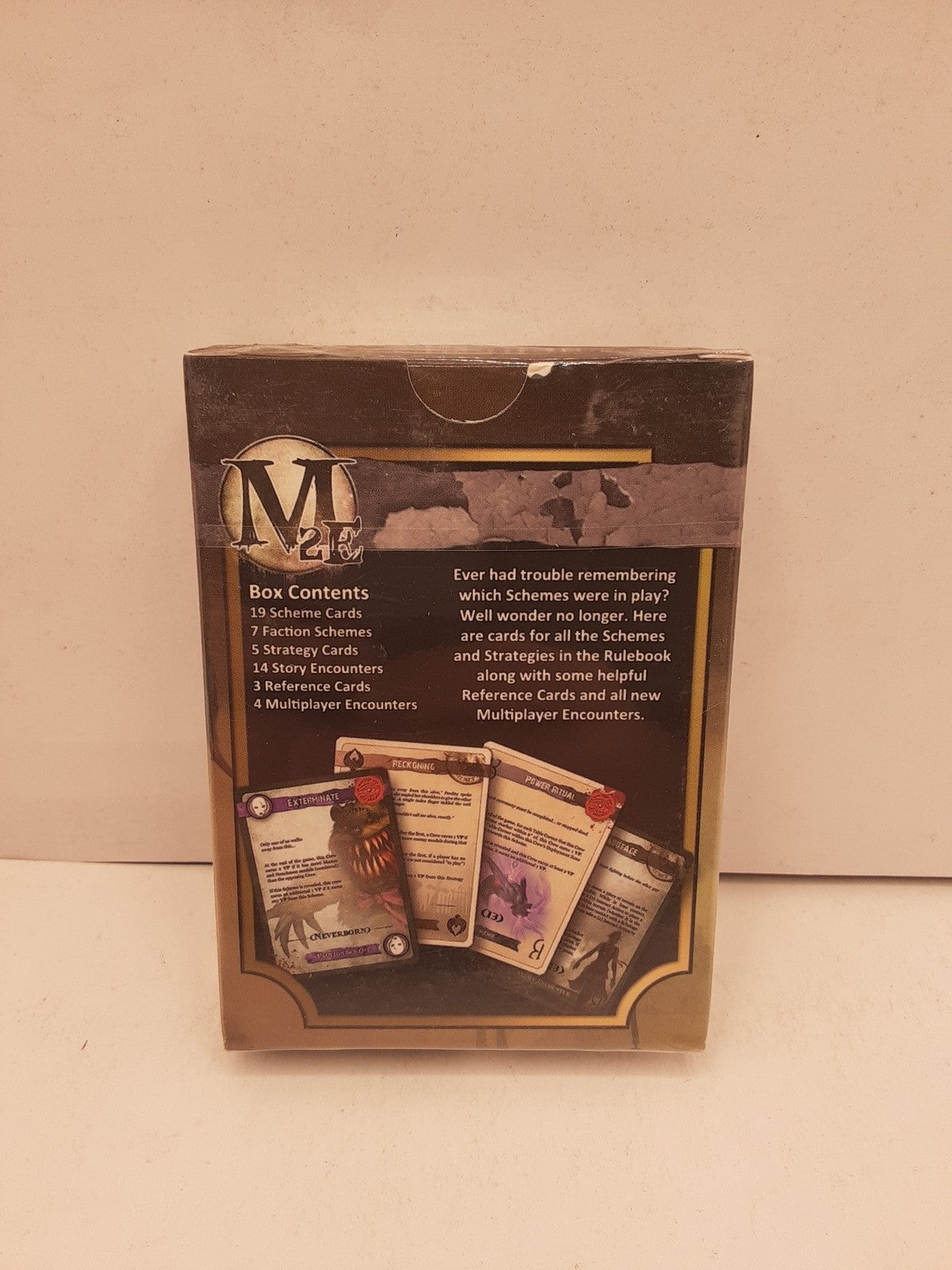 Malifaux 2E Schemes and Strategies Cards Sealed Pack