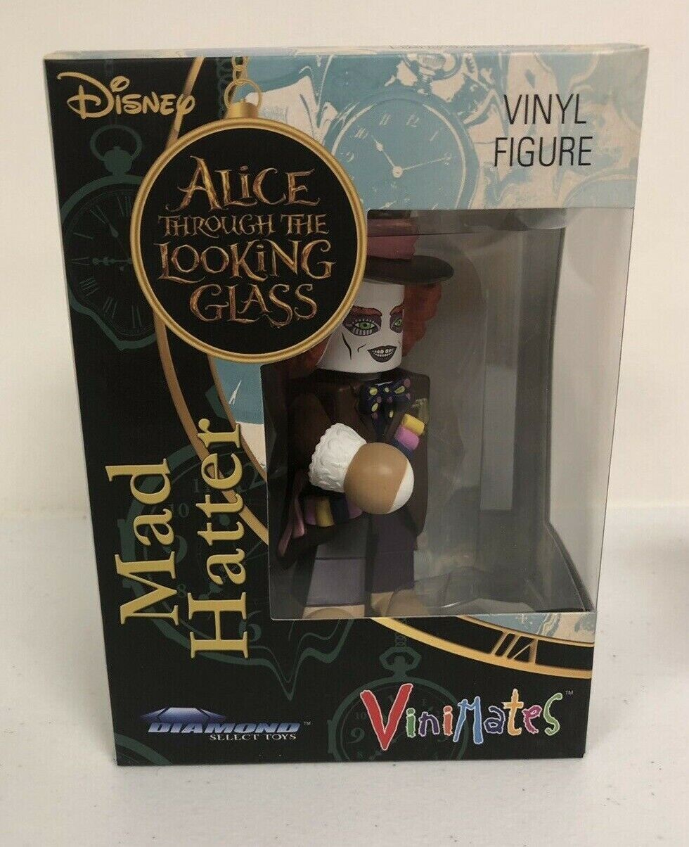 Disney Mad Hatter Plush + ViniMates - Lot of 2 Alice Through the Looking Glass