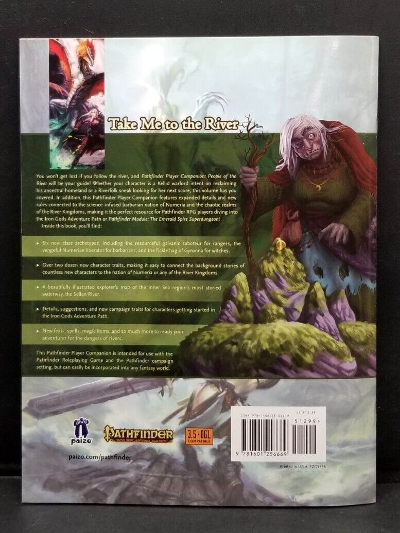 Pathfinder Player Companion People of the River RPG NEW