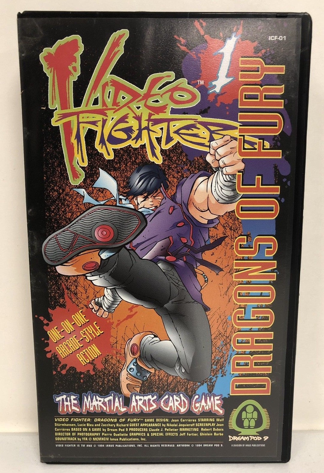 Dragons of Fury The Martial Arts Combat CARD GAME (Video Fighter) NIB