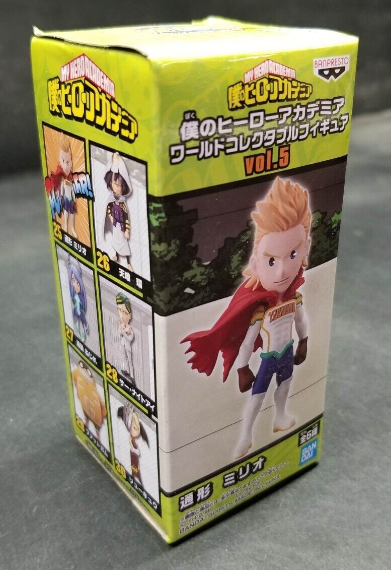 Mirio Togata My Hero Academia World Collectable Figure WCF Vol 5 Banpresto NIB