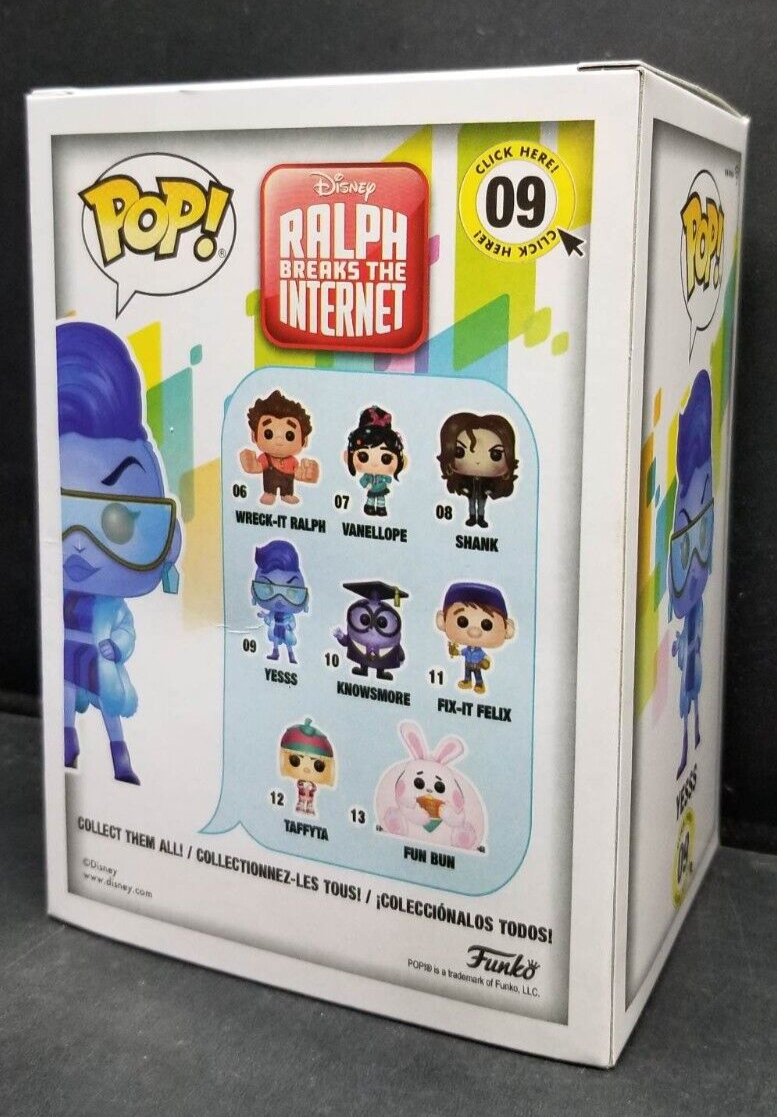 Yesss #09 CHASE Disney Ralph Breaks The Internet Funko Pop Vinyl Figure NEW
