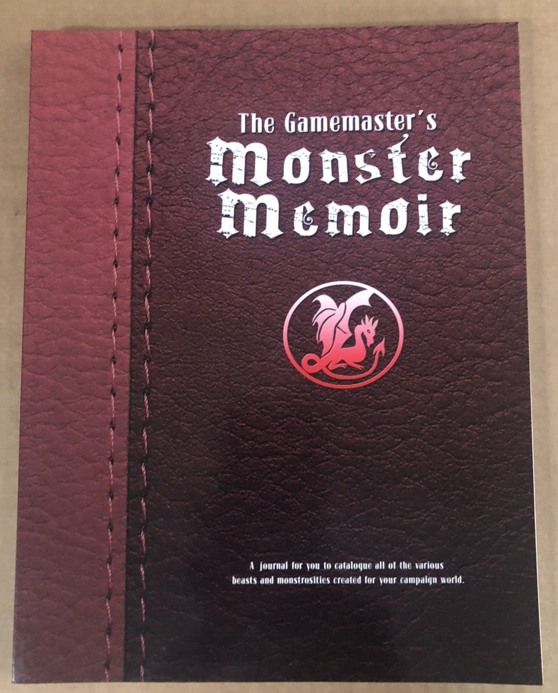 Gamemaster's Monster Memoir Journal RPG NEW