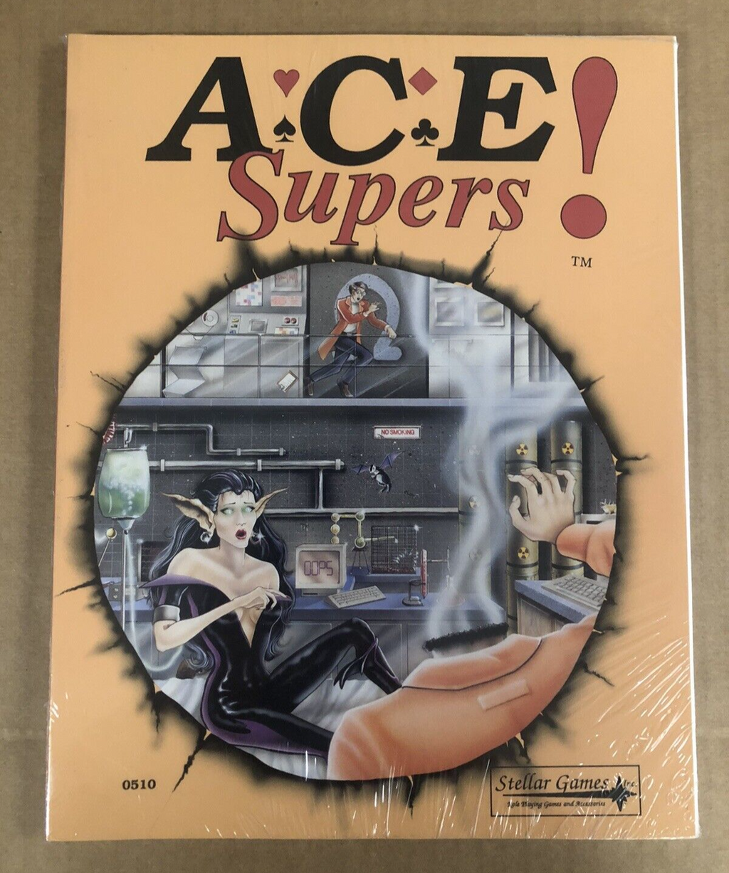 ACE Supers RPG Sourcebook Alpha SuperAgents Stellar Games NEW Sealed