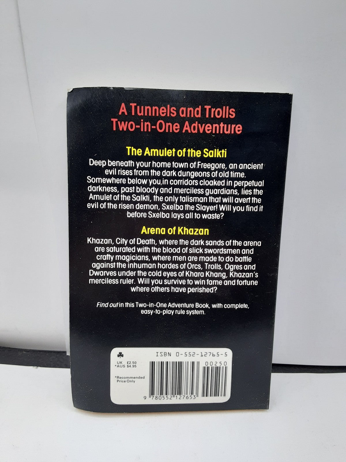 The Amulet of the Salkti and Arena of Khazan - Tunnels and Trolls - Orginial