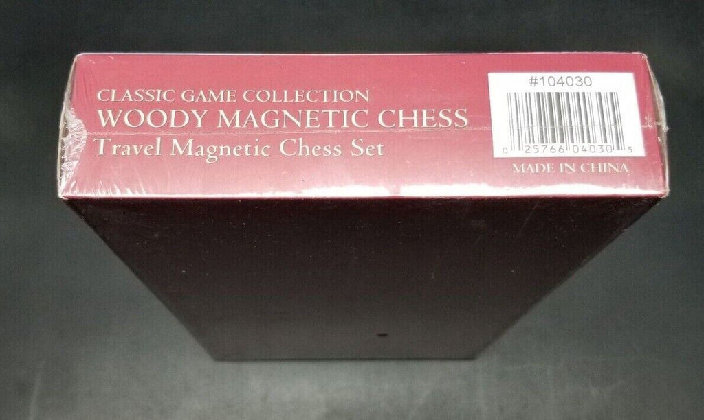 Classic Game Collection Woody Magnetic Chess Travel Set NEW SEALED