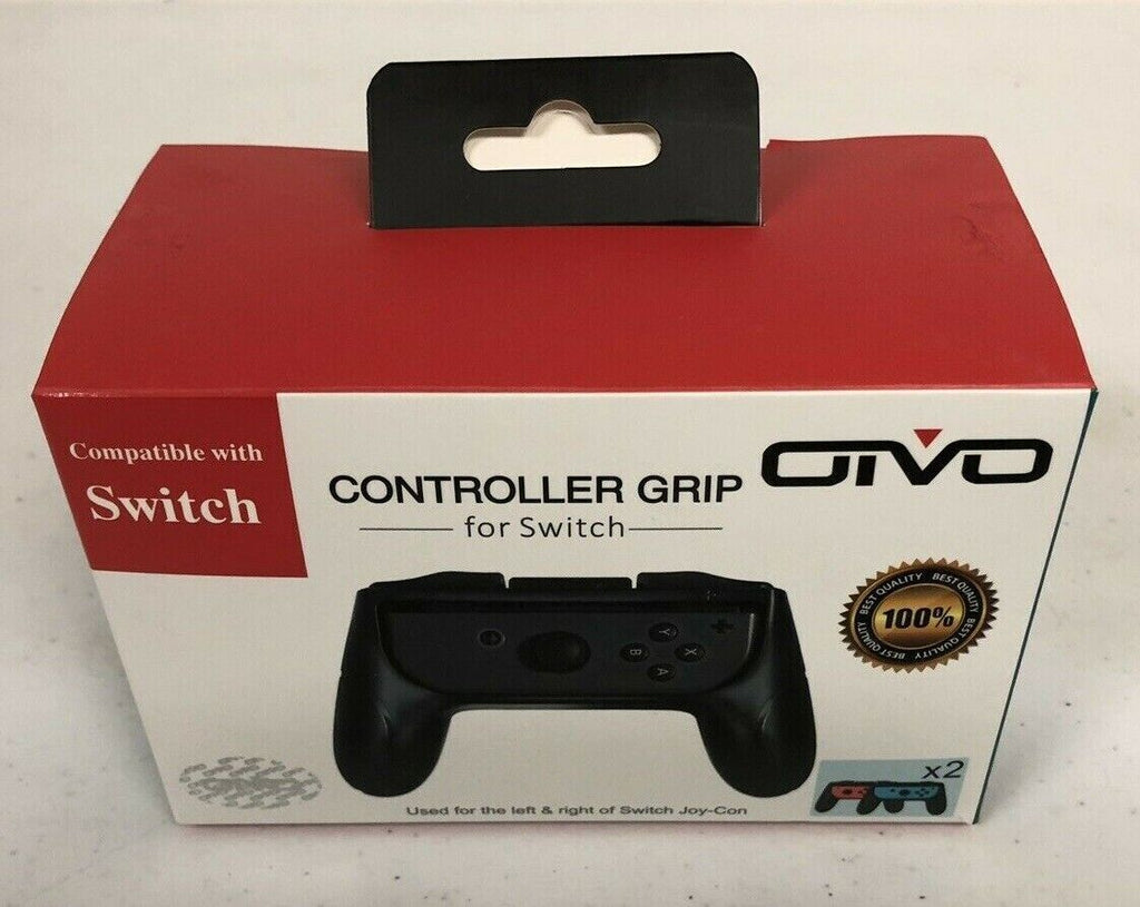 Controller Grip for Switch Joy-Con 2 Pack - Blue & Red (Ovio) NIB Free Shipping