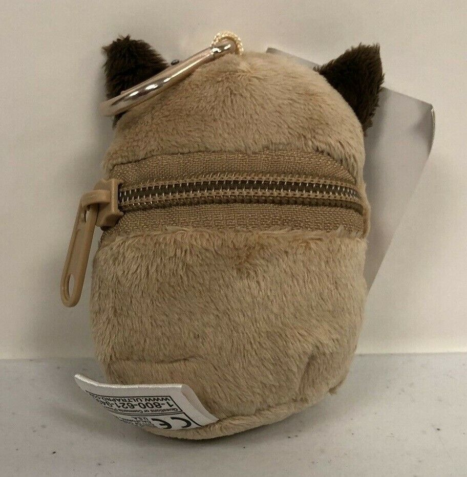 Grumpy Cat Gamers Pouch w/ Carabiner Clip Plush (Ultra Pro) NWT