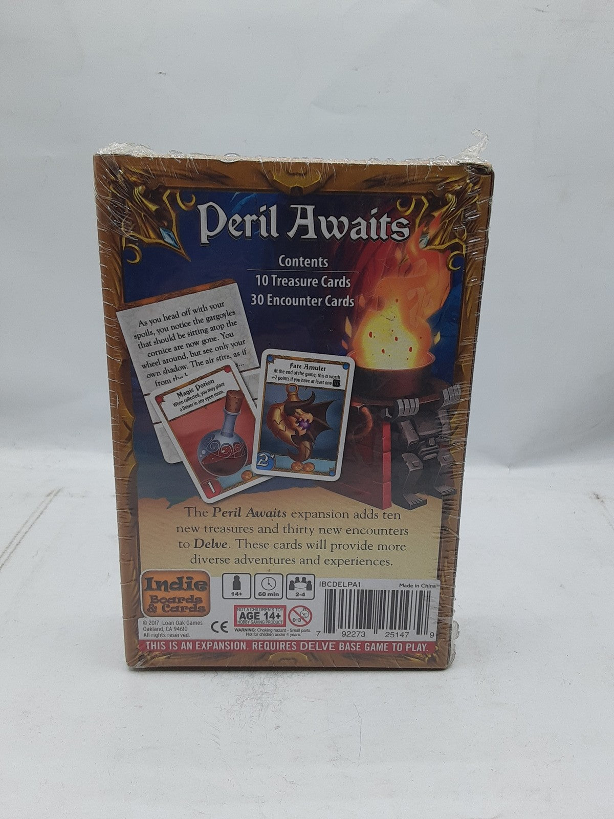 Delve Peril Awaits Expansion Boards & Cards NEW