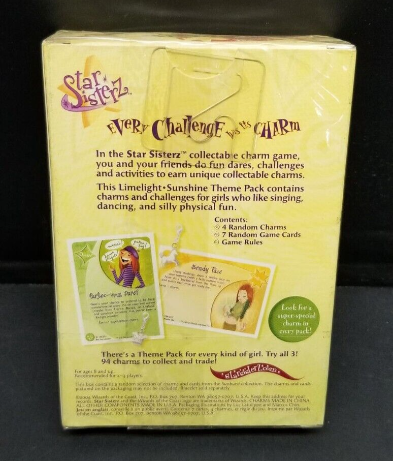Wizards of the Coast Star Sisterz Collectible Charm Game Theme Deck