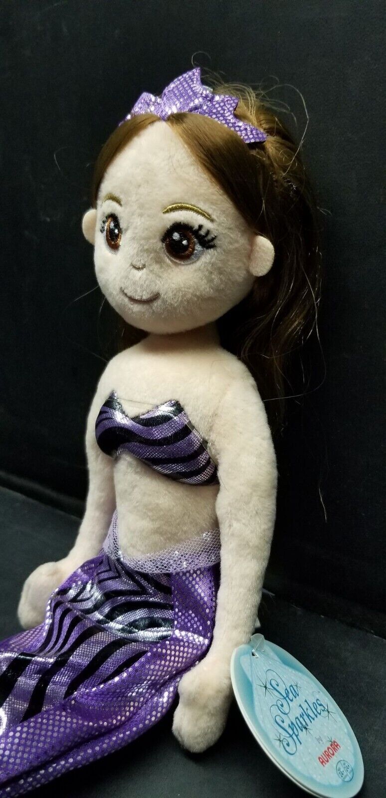 Aurora Sea Sparkles 18" Morgan Seahorse Mermaid NEW WITH TAGS