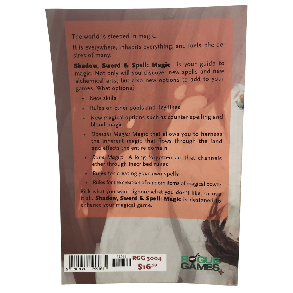 Shadow, Sword & Spell: Magic Expansion – Dark Fantasy RPG Supplement