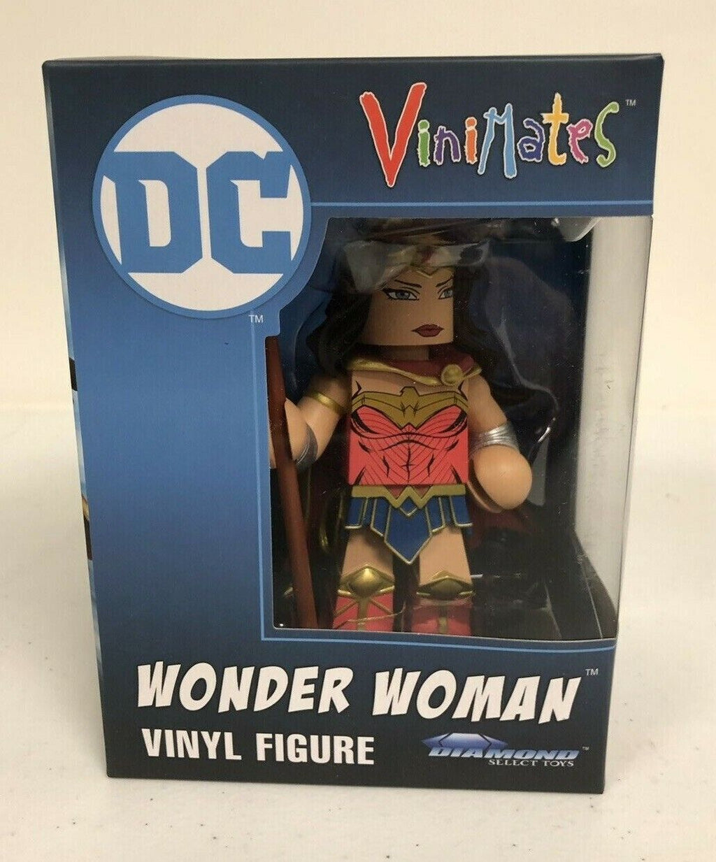 DC Wonder Woman + Superman Vinyl Figure (Diamond Select) Lot of 2 NIB