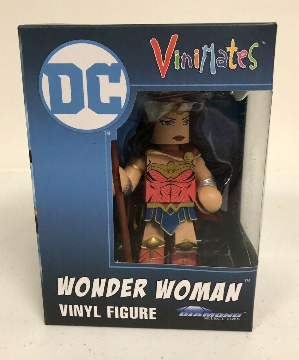 DC Wonder Woman + Superman Vinyl Figure (Diamond Select) Lot of 2 NIB