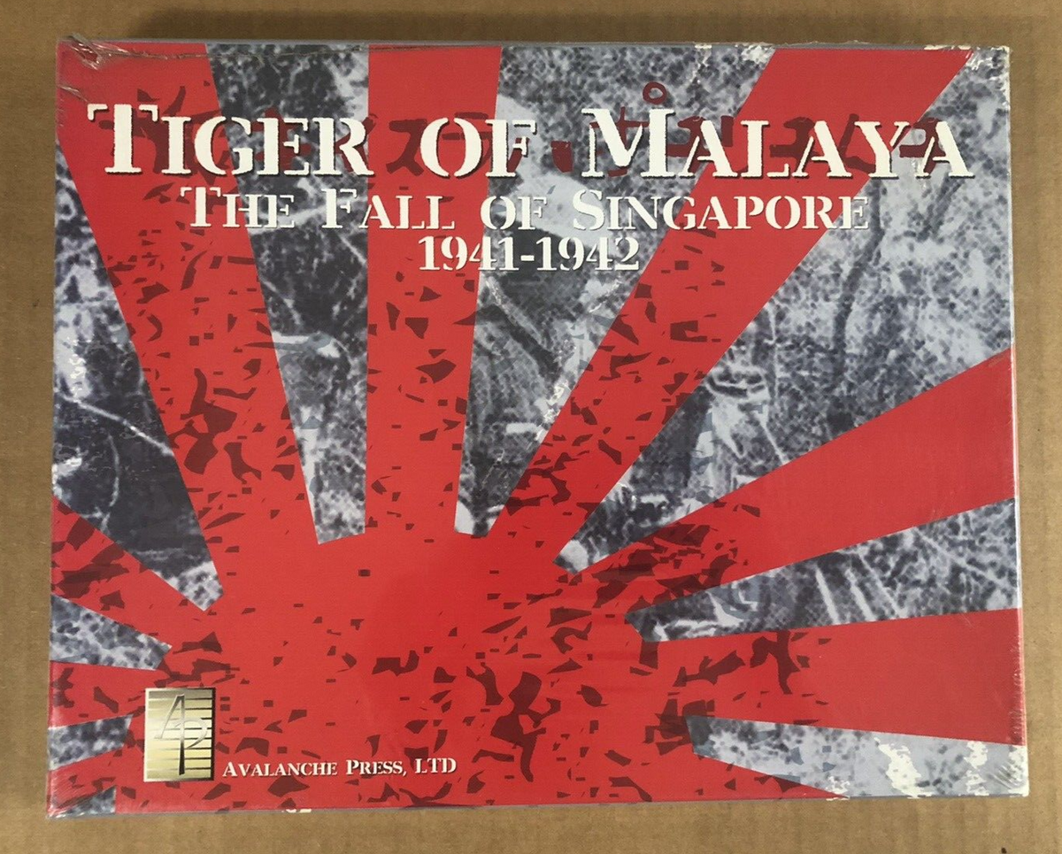 Tiger of Malaya Fall of Singapore 1941-1942 Campaign Game Avalanche Press NIB