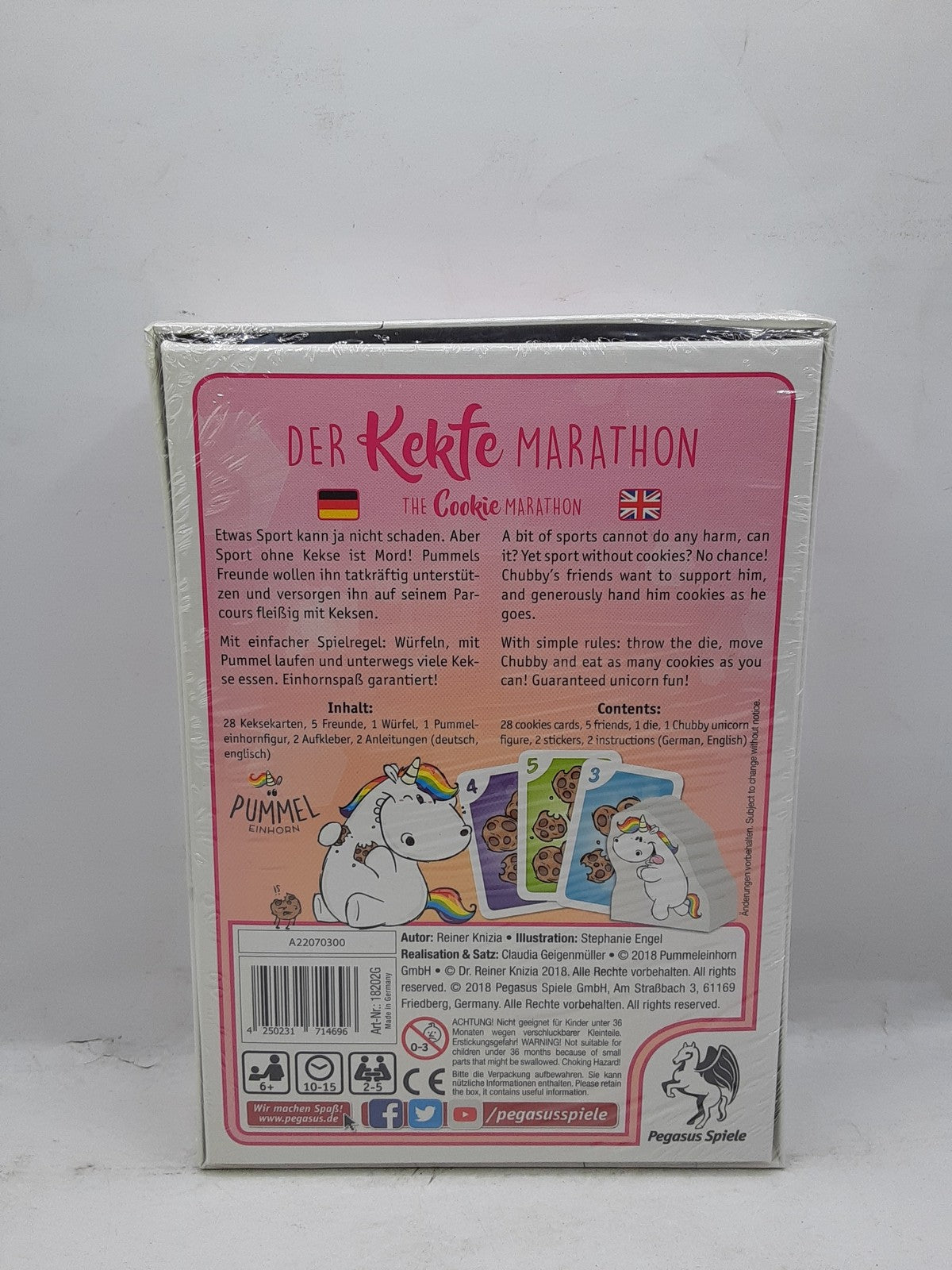 Pegasus Spiele - Pummel Einhorn - Der Kekfe Marathon