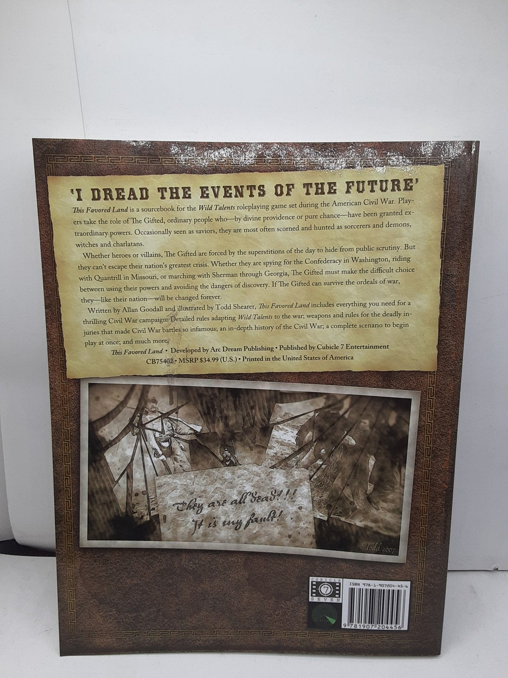 This Favored Land - Wild Talents Paperback - Cubicle Seven