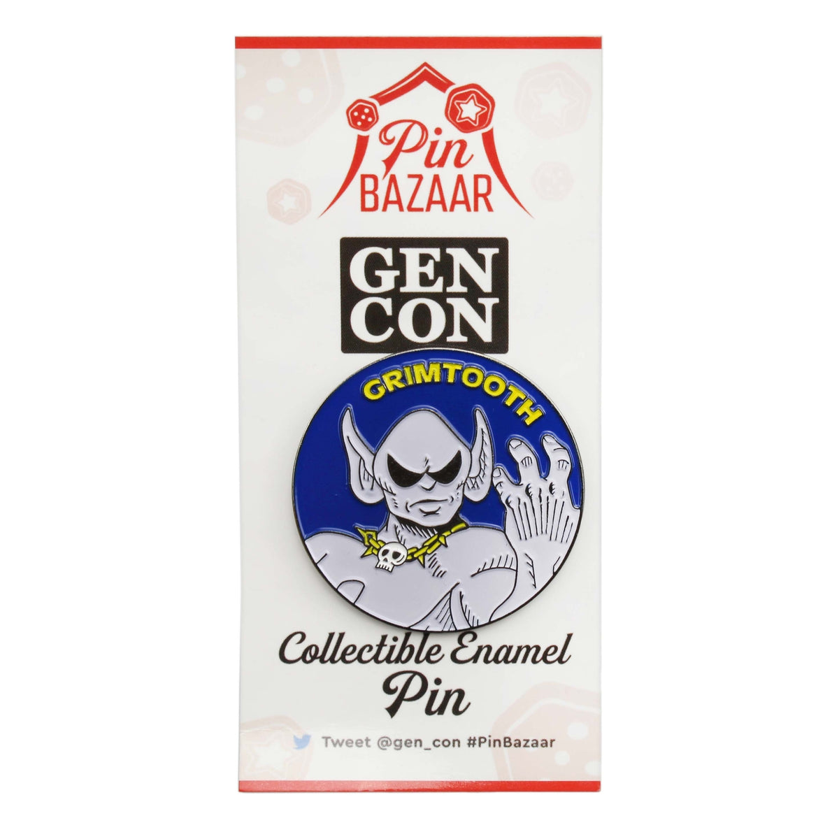 Grimtooth's Traps Enamel Pin