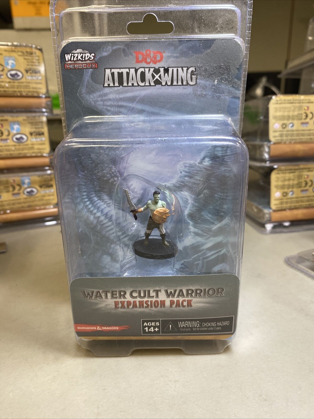 D&D Attack Wing Water Cult Warrior NEW IN BOX FREE SHIPPING