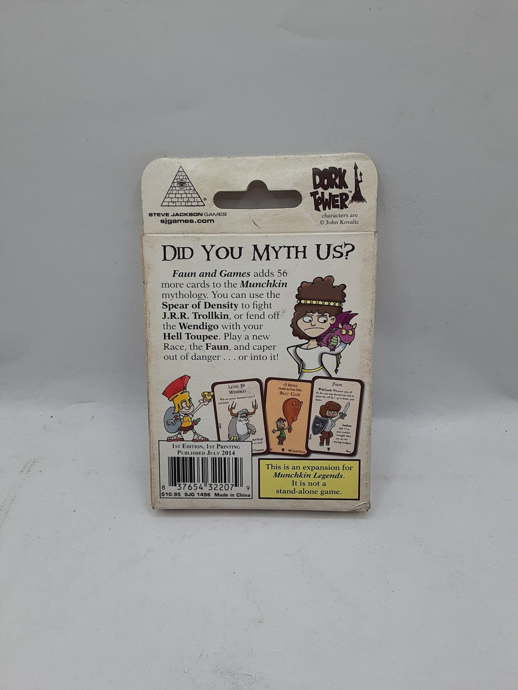 Steve Jackson Games Munchkin Legends 2 Faun and Games (NEW)