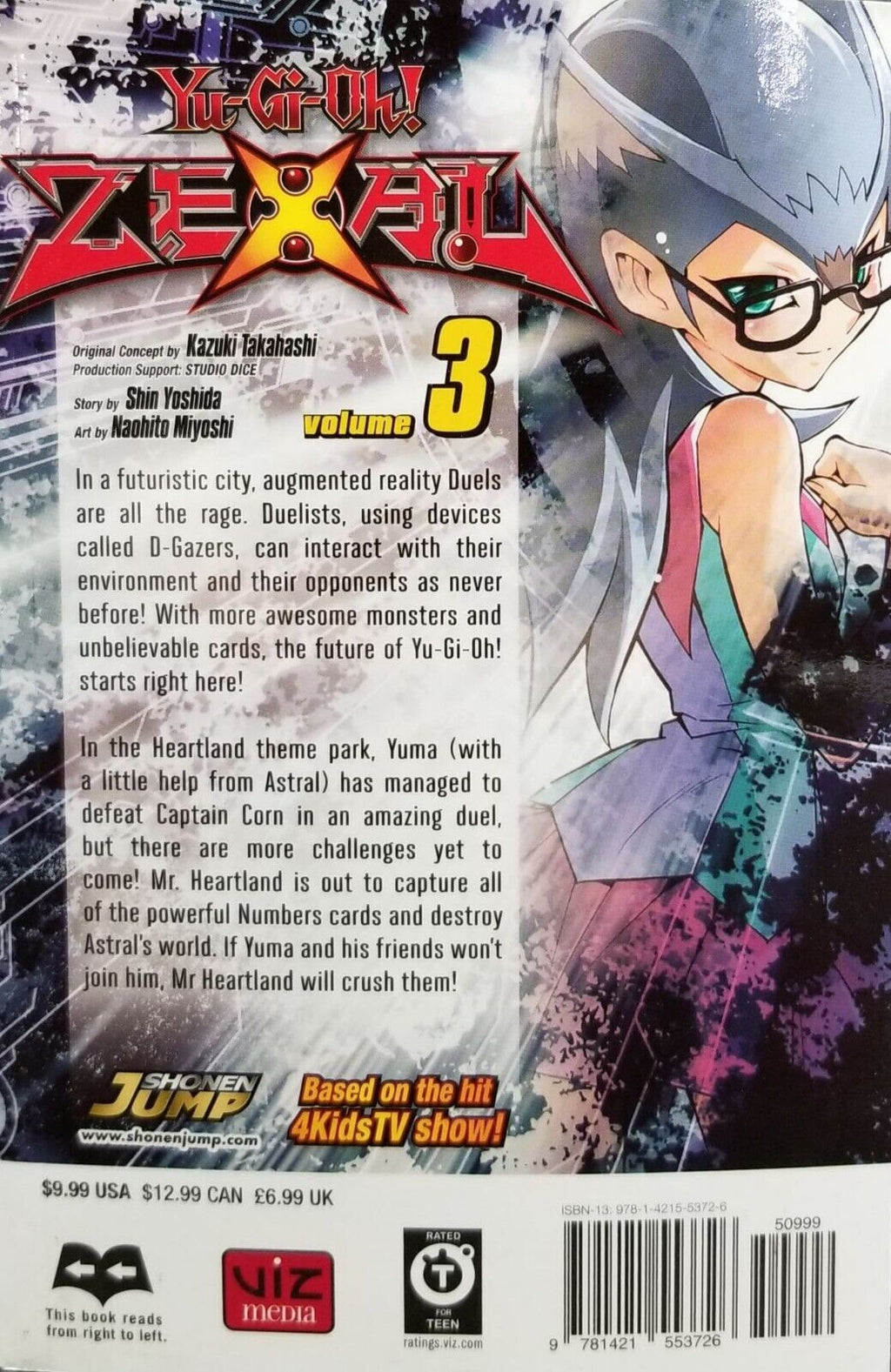 Yu-Gi-Oh! Zexal Manga Volume 3 Graphic Novel (No Card)