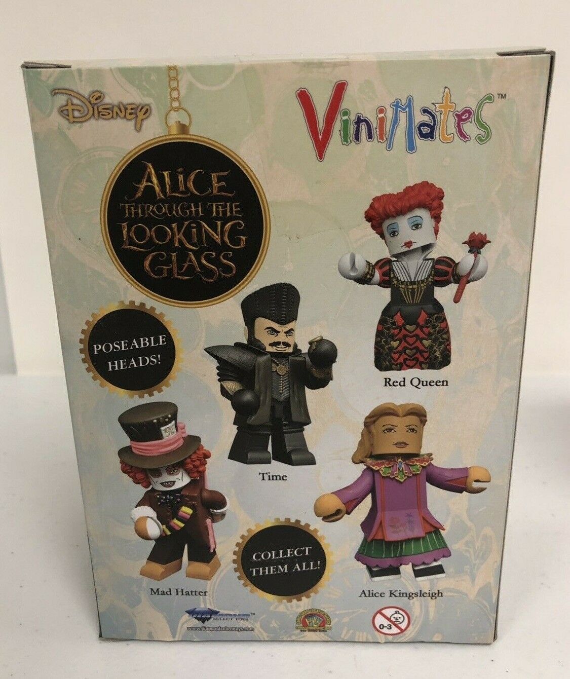 Disney Mad Hatter Plush + ViniMates - Lot of 2 Alice Through the Looking Glass