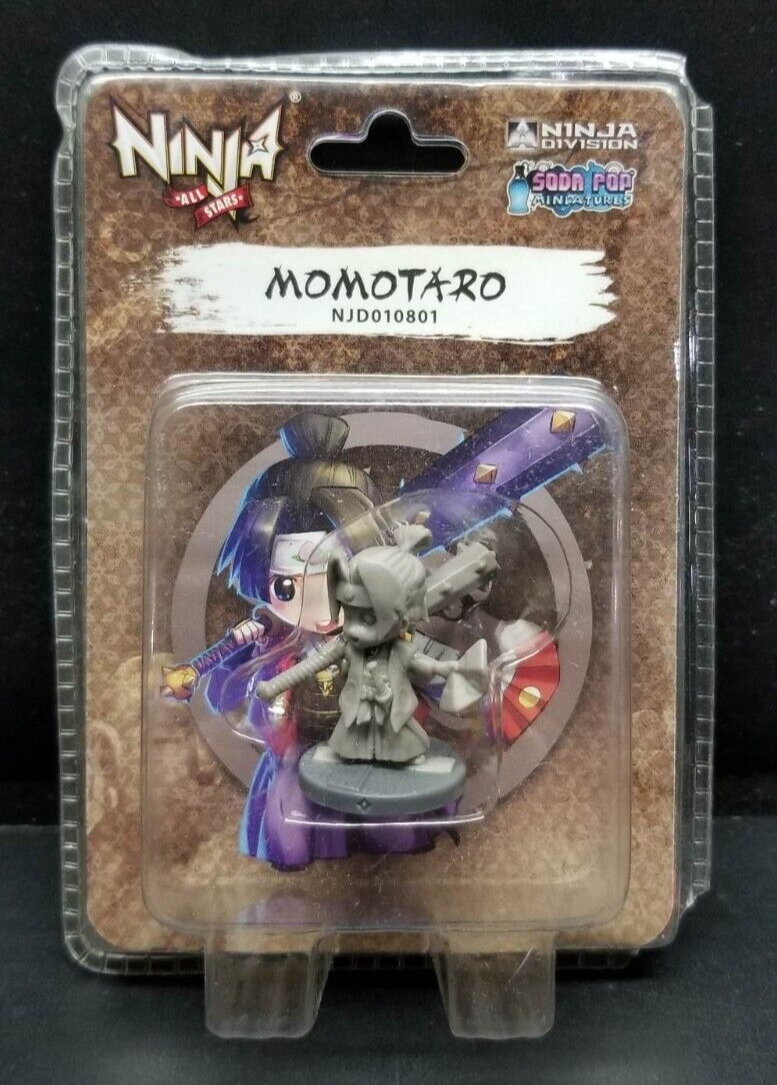 Momotaro Ninja All Stars Ninja Division Soda Pop Miniatures NEW DMG Packaging