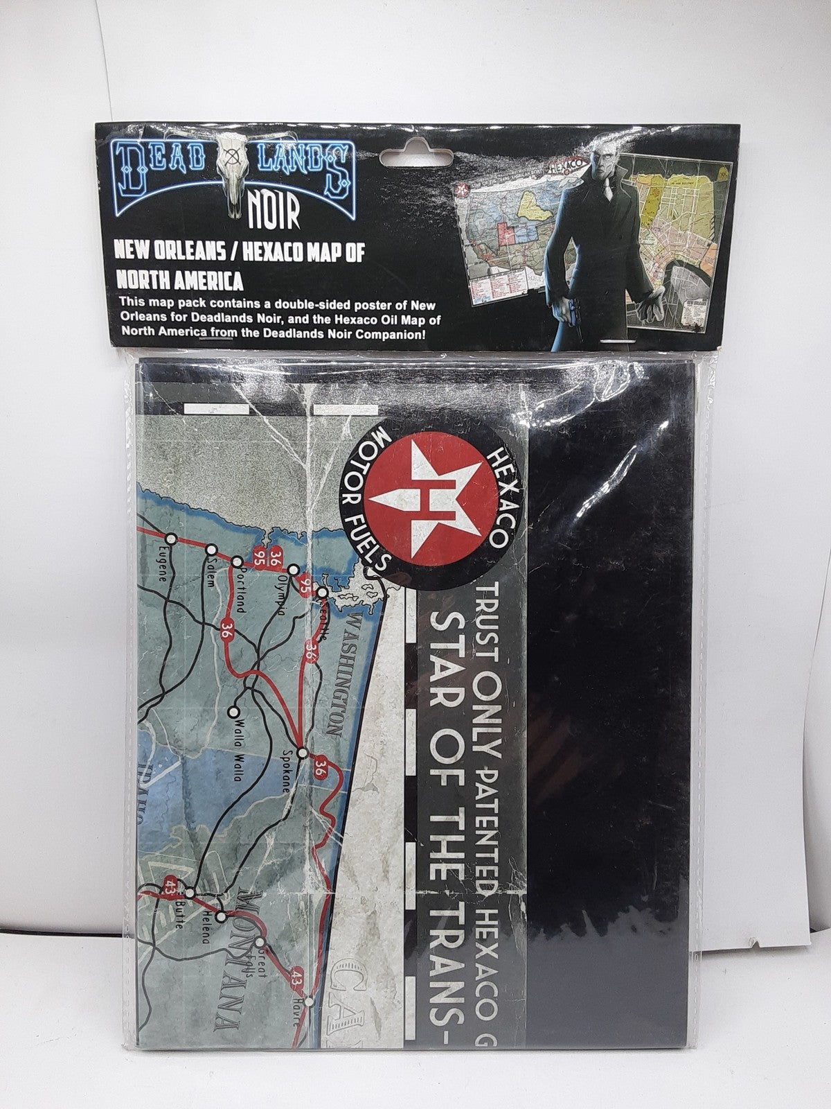 Dead Lands Noir New Orleans / Hexaco Map Of North America Savage Worlds
