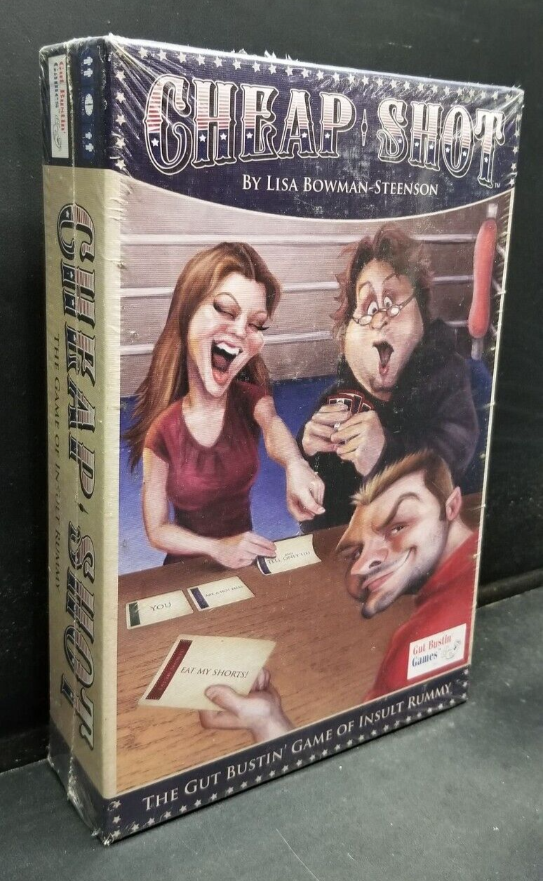 Cheap Shot Strategy Exciting Interactive Party Gut Bustin' Games NEW SEALED