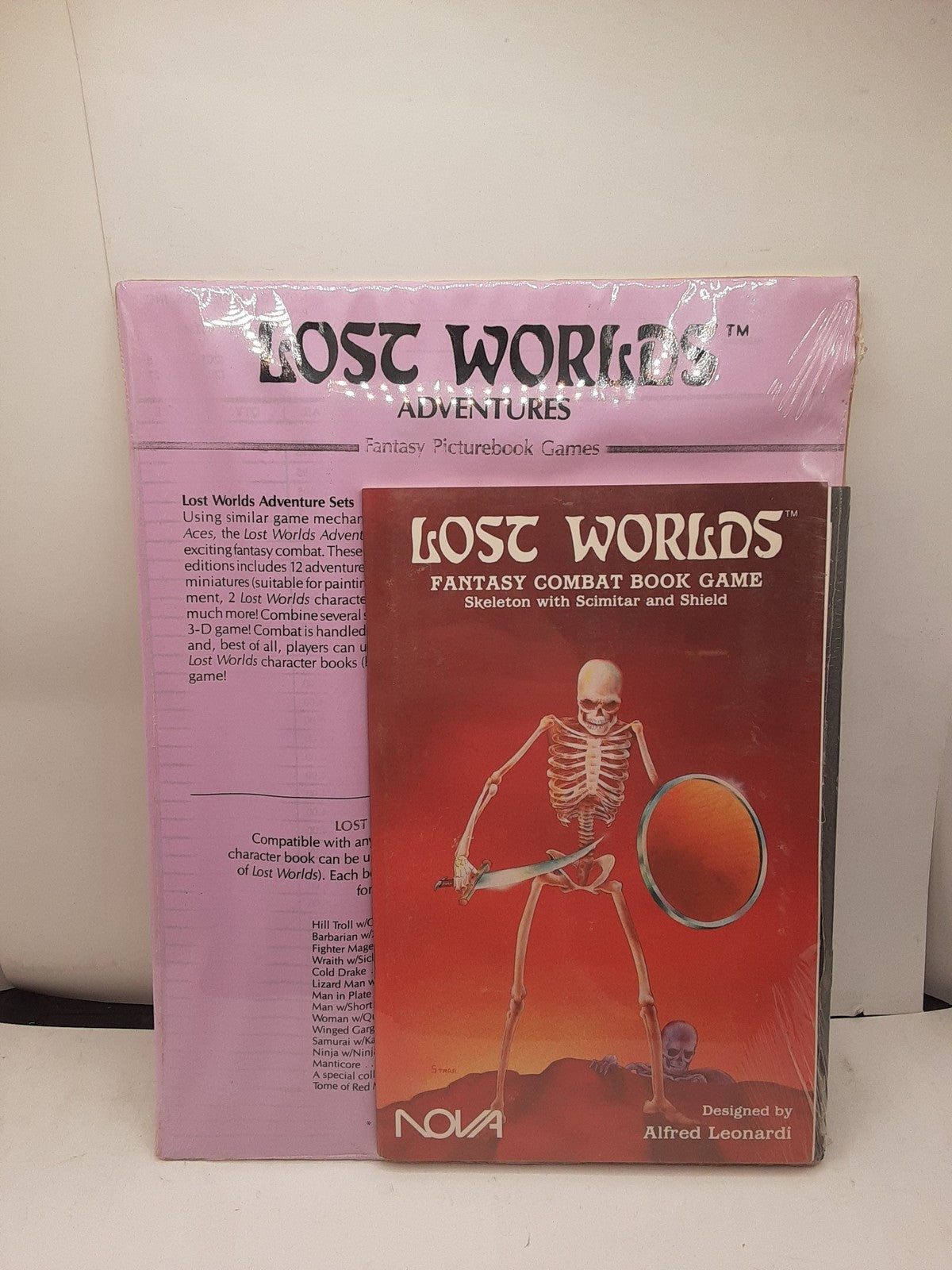 Lost Worlds Starter Pack - 2 Books Included - Sealed sold as is