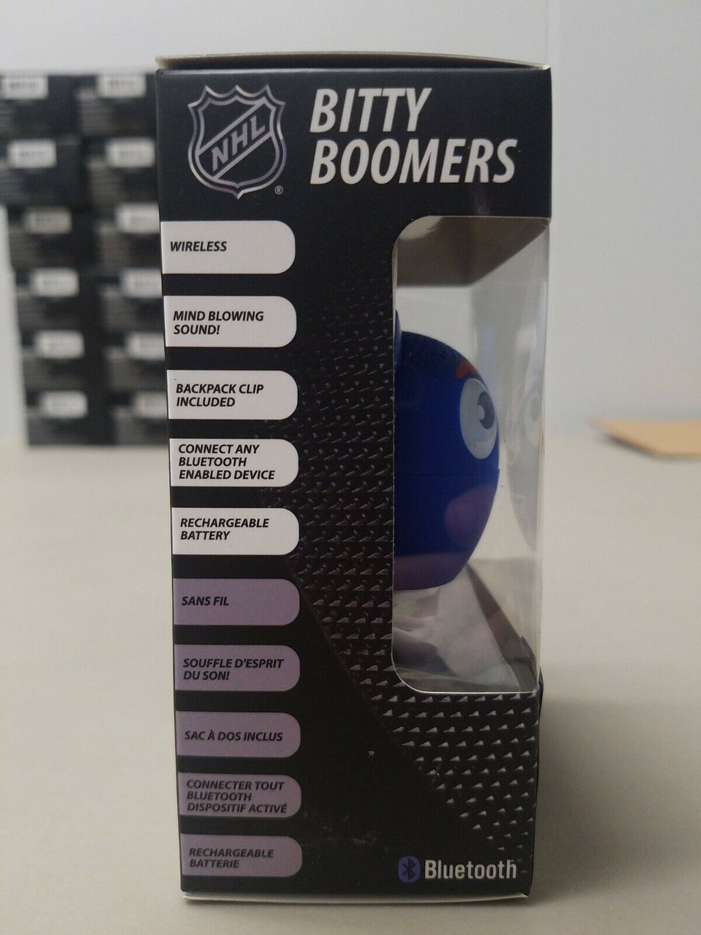 NHL Ultra Portable Tiny Bluetooth Speaker New York Rangers Bitty Boomer
