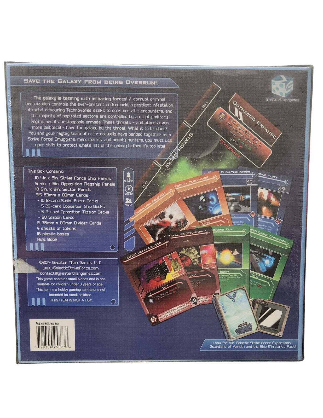 Galactic Strike Force Cooperative Deck-Building Game – Sci-Fi Space Combat